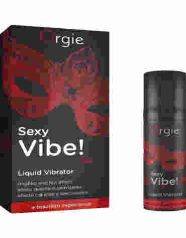 ORGIE Żel-SEXY VIBE! HOT - LIQUID VIBRATOR - 15 ML