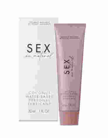 Relaksujący żel na bazie wody o aromacie kokosowym Bijoux Indiscrets Sex au Naturel Coconut waterbased lubricant 30ml