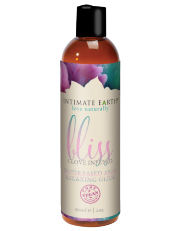 Rozluźniający lubrykant do seksu analnego na bazie wody Intimate Earth Bliss Anal Relaxing Water Based Glide 60ml