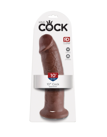 Dildo King Cock Pipedream 10 Brown