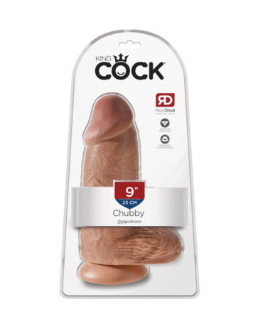 Dildo King Cock Pipedream Chubby 9 Tan