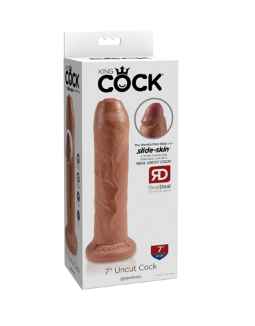 Dildo King Cock Pipedream Uncut 7 Tan