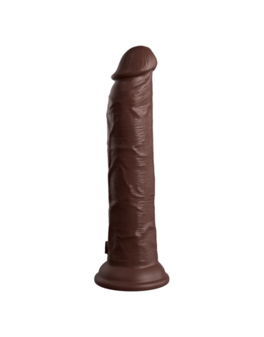 King Cock Elite 9" Dual Density Vibrating Silicone Cock w/ Remote