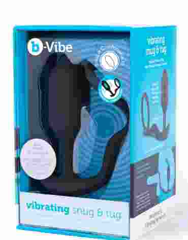 B-VIBE VIBRATING SNUG & TUG M BLACK