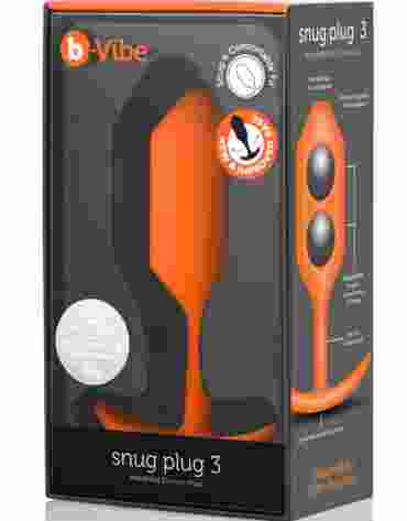 B-VIBE SNUG PLUG 3 ORANGE