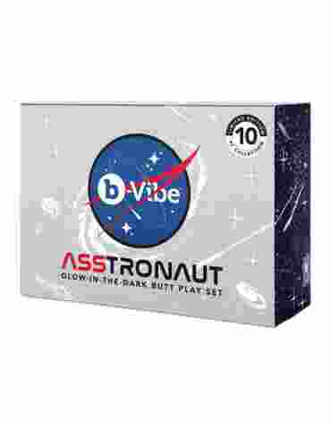 B-VIBE ASSTRONAUT GLOW-IN-THE-DARK BUTT PLAY SET