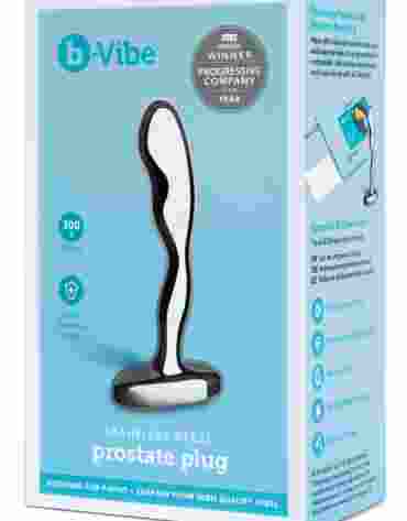 B-VIBE STAINLESS STEEL PROSTATE PLUG