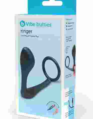 B-VIBE RINGER COCK RING & PLUG