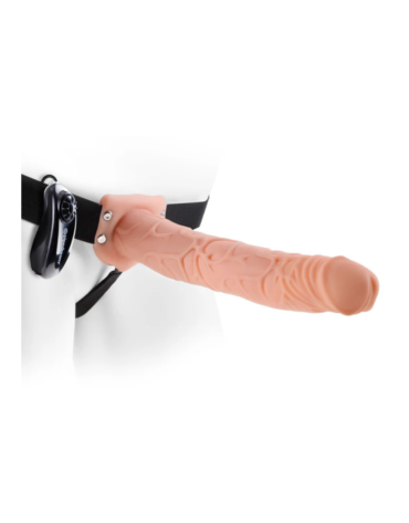 Fetish Fantasy Strap-on Series  11" Vibrating Hollow Strap-On Light