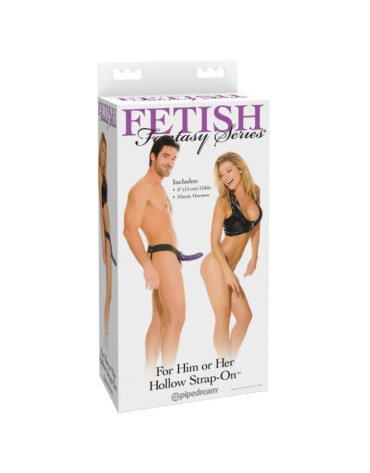 Fetish Fantasy Strap-on Series  For Him or Her Hollow Strap-On Purple