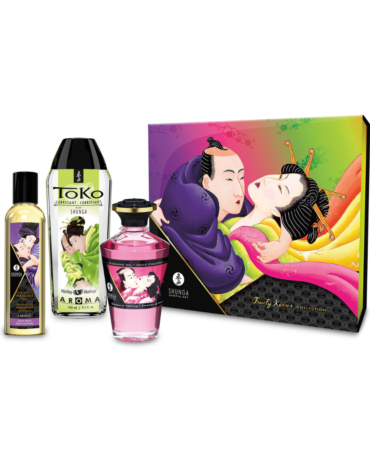 Shunga zestaw olejków do masażu Fruity Kisses Collection