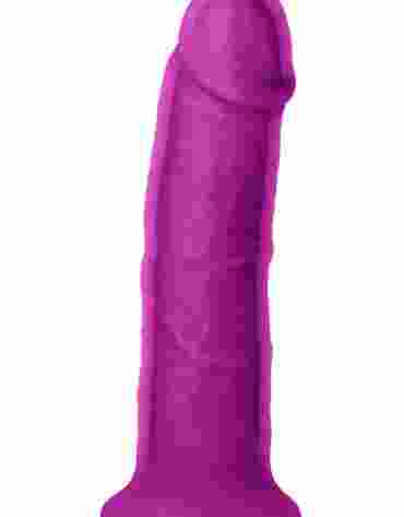 COLOURS DUAL DENSITY 7 INCH GIRTH DILDO PURPLE