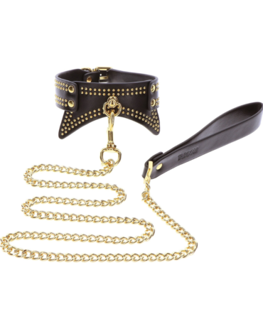 Taboom obróżka ze smyczą Vogue Studded Collar and Leash