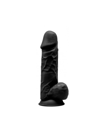 Silexd Silikonowe Dildo Model 1 21,5 cm Black