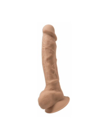 Silexd Silikonowe Dildo Model 1 23,7 cm Carmel