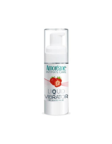 Amoreane Lubrykant Liquid Vibrator Strawberry 30ml