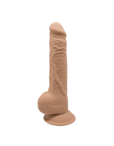 Silexd Silikonowe Dildo Model 1 24 cm Carmel