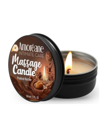 Amoreane Świeca do Masażu Massage Candle Praliné Rocher 30ml