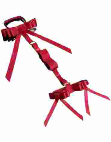 Upko uprząż Bowknot Hogtie Portable Bondage Gear